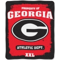 Georgia Bulldogs College "Property of" 50" x 60" Micro Raschel Throw