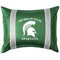 Michigan State Spartans Side Lines Pillow Sham