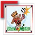 Soccer Action - Framed Canvas