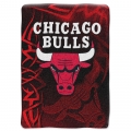 Chicago Bulls NBA "Tie Dye" 60" x 80" Super Plush Throw