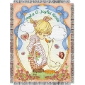 Precious Moments Joyful Noise 48" x 60" Metallic Tapestry Throw