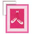 Candy Pink Ballet Slippers - Contemporary mount print with beveled edge