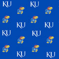 Kansas Jayhawks Crib Bed in a Bag - Blue