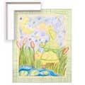 Turtle Walk - Contemporary mount print with beveled edge
