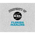 Florida Marlins 58" x 48" "Property Of" Blanket / Throw