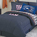 New York Giants NFL Team Denim Queen Comforter / Sheet Set