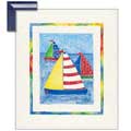 Sail Away - Contemporary mount print with beveled edge