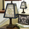 San Diego Padres MLB Art Glass Table Lamp