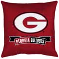 Georgia Bulldogs Locker Room Toss Pillow