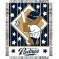 San Diego Padres MLB Baby 36"x 46" Triple Woven Jacquard Throw