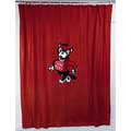 North Carolina State Wolfpack Locker Room Shower Curtain
