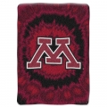 Minnesota Golden Gophers College "Tie Dye" 60" x 80" Super Plush Throw