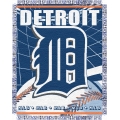 Detroit Tigers MLB 48"x 60" Triple Woven Jacquard Throw