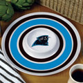 Carolina Panthers NFL 14" Round Melamine Chip and Dip Bowl