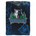 Minnesota Timberwolves NBA "Tie Dye" 60" x 80" Super Plush Throw