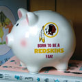 Washington Redskins NFL Ceramic Piggy Bank