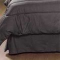 Team Denim Black Full Bed Skirt