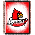 Louisville Cardinals NCAA College "Focus" 48" x 60" Triple Woven Jacquard Throw