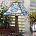 North Carolina Tarheels UNC NCAA College Stained Glass Mission Style Table Lamp