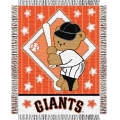 San Francisco Giants MLB Baby 36"x 46" Triple Woven Jacquard Throw