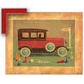 Red Limo - Contemporary mount print with beveled edge