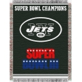 New York Jets NFL "Commemorative" 48" x 60" Tapestry Throw