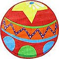 Circus Ball Rug (39" Round)