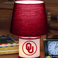 Oklahoma Sooners NCAA College Accent Table Lamp