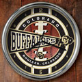 Colorado Buffalo NCAA College 12" Chrome Wall Clock