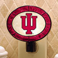 Indiana Hoosiers NCAA College Art Glass Nightlight