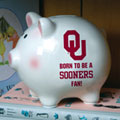 Oklahoma Sooners NCAA College Ceramic Piggy Bank