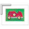 Racing Car - Contemporary mount print with beveled edge 12" x 16"