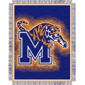Memphis Tigers NCAA College "Focus" 48" x 60" Triple Woven Jacquard Throw