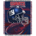 New York Giants NFL "Spiral" 48" x 60" Triple Woven Jacquard Throw