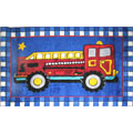 Mack Sculpted Rug - Fire Truck