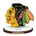 Chicago Blackhawks NHL Logo Figurine