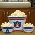 Auburn Tigers NCAA College Melamine 3 Bowl Serving Set