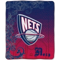 New Jersey Nets NBA Micro Raschel Blanket 50" x 60"