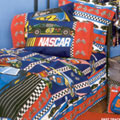 Nascar Fast Track Twin Bed Skirt