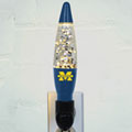 Michigan Wolverines NCAA College Motion Lava Nightlight