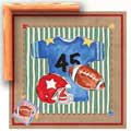 Football Jersey - Contemporary mount print with beveled edge