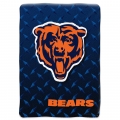 Chicago Bears NFL "Diamond Plate" 60' x 80" Raschel Throw