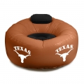 Texas Longhorns NCAA College Vinyl Inflatable Chair w/ faux suede cushions