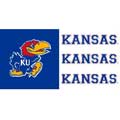 Kansas Jayhawks Blue Logo 6" Tall Wallpaper Border