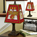 University of Southern California USC Trojans NCAA College Art Glass Table Lamp