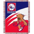 Philadelphia 76ers NBA Baby 36" x 46" Triple Woven Jacquard Throw