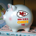 Kansas City Chiefs NFL Ceramic Piggy Bank