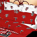 Texas Tech Red Raiders 100% Cotton Sateen Standard Pillow Sham - Red