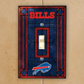 Buffalo Bills NFL Art Glass Single Light Switch Plate Cover