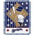 Milwaukee Brewers MLB Baby 36"x 46" Triple Woven Jacquard Throw